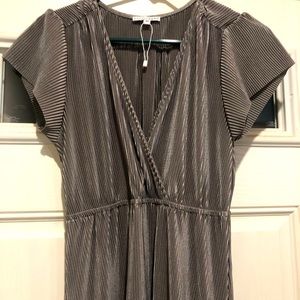 Charcoal Baltic Born Athena Pleated Maxi Dress Med